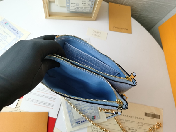 ルイヴィトンバッグ角部分ディテール